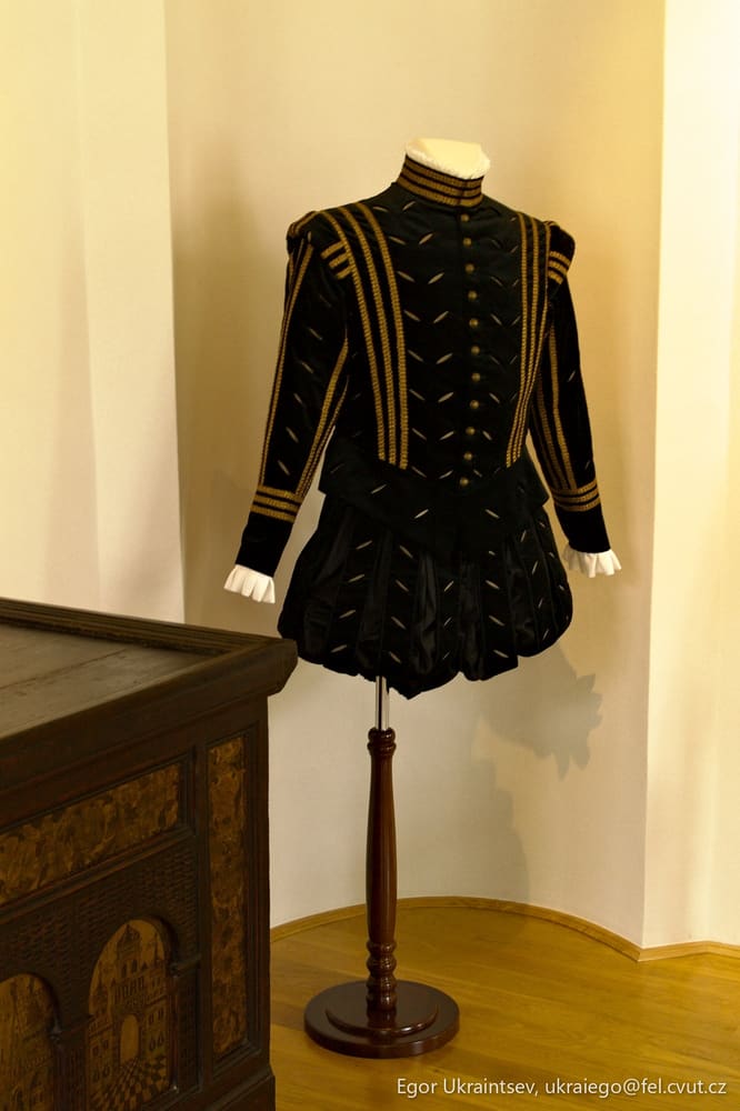 Dress on display