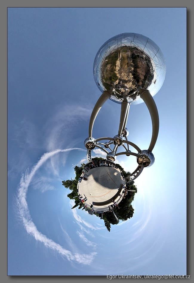 Upside mirror ball