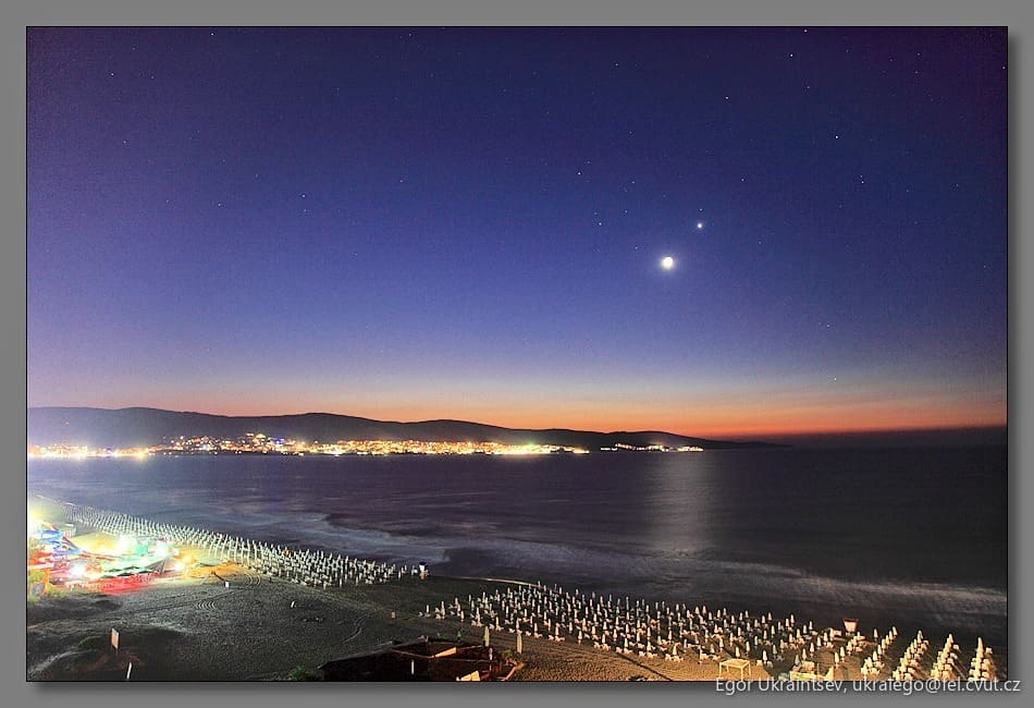 Beach at night