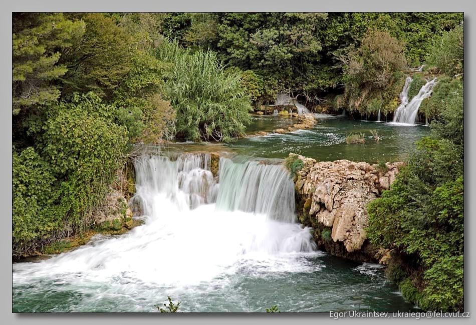Waterfall in croatia