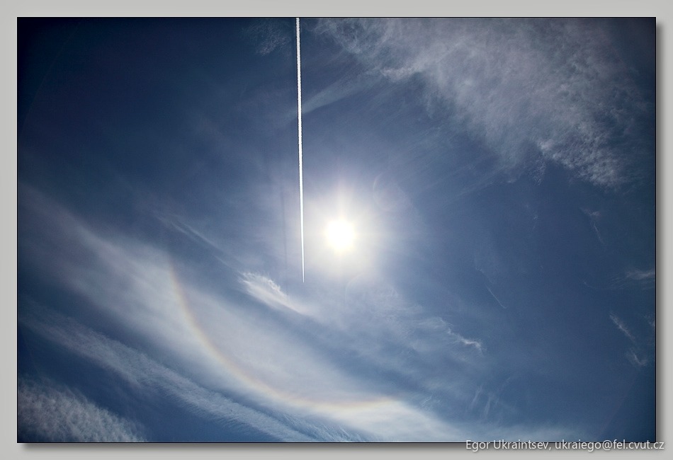 Rainbow in the sky
