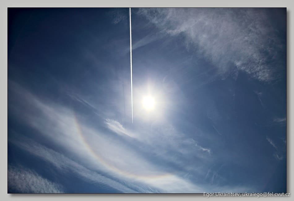 Rainbow in the sky