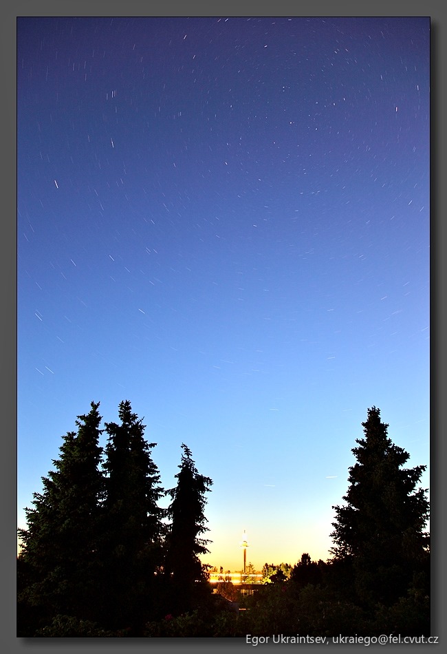 Stars in the night sky