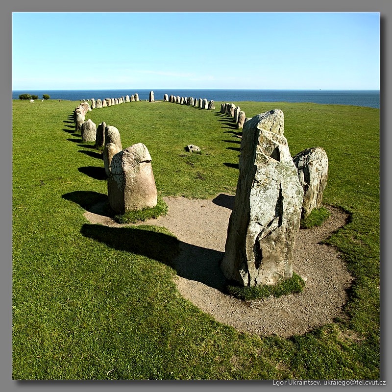 Stone circle at callani isle