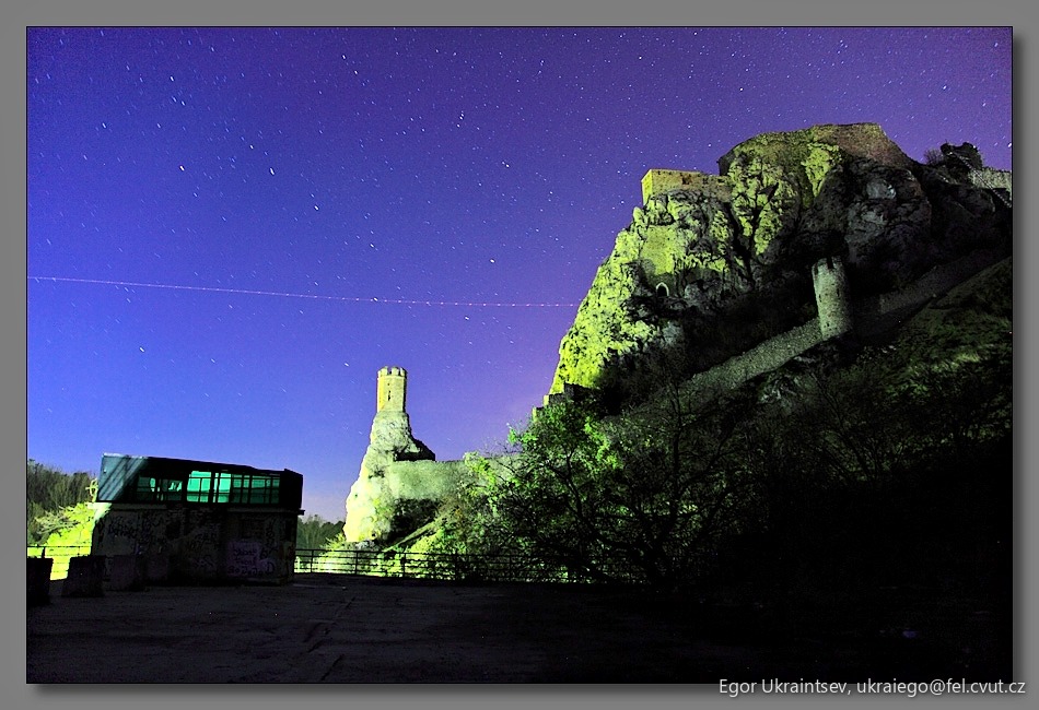Castle at night