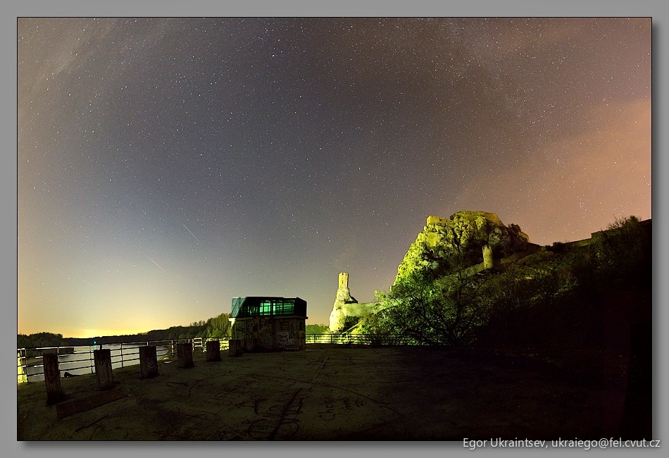 Night sky with stars