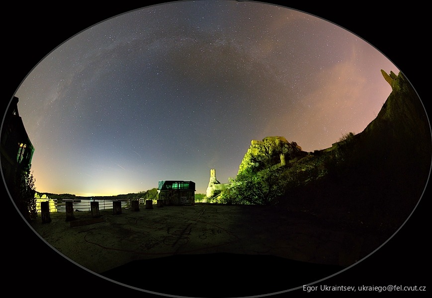 Night sky with the milky