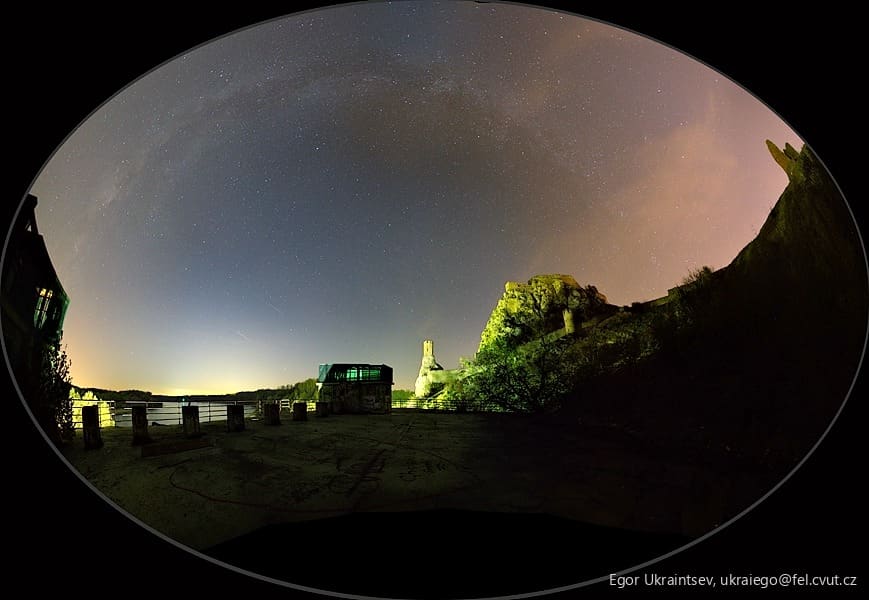 Night sky with the milky