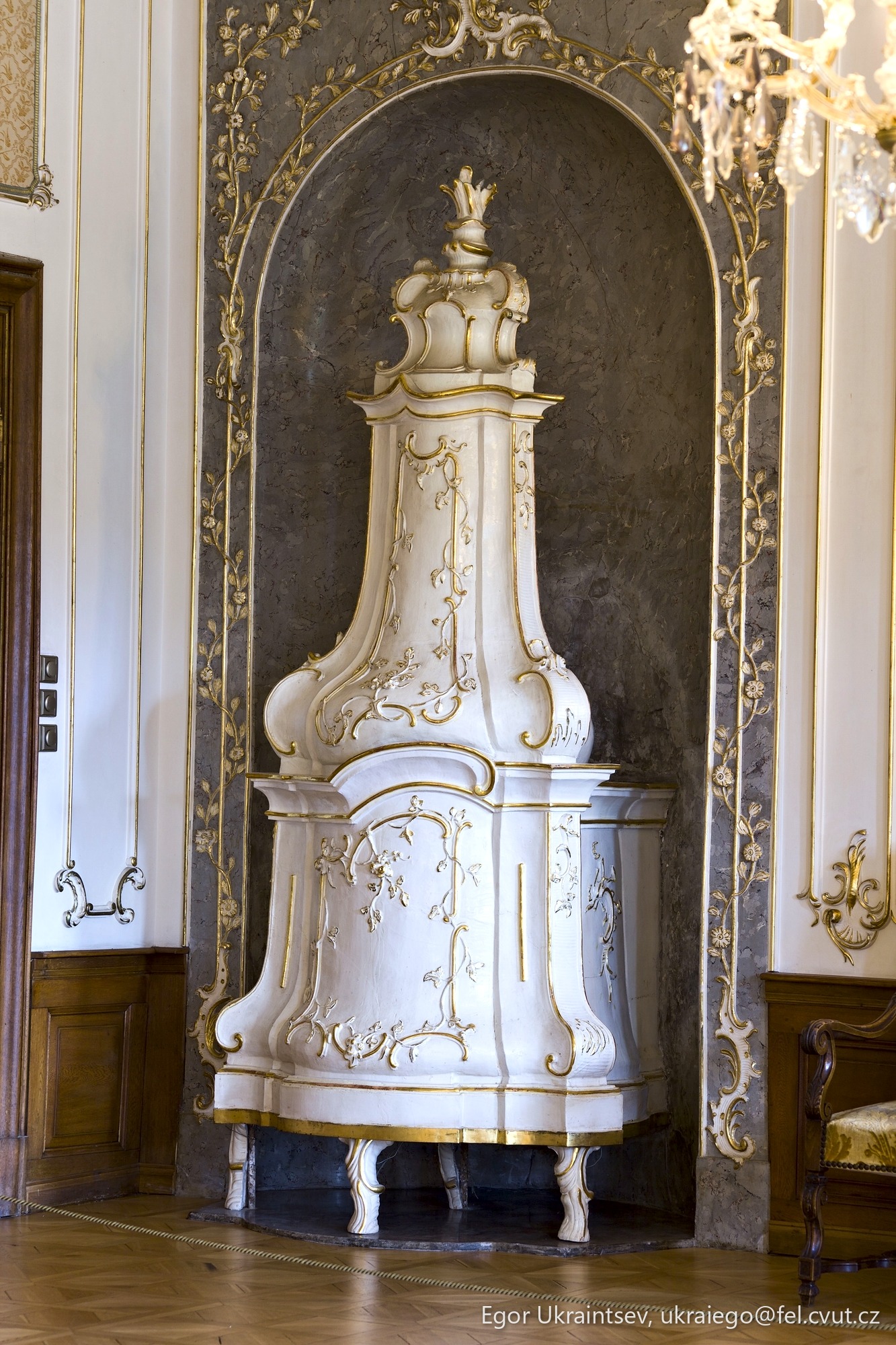 Clock in a room
