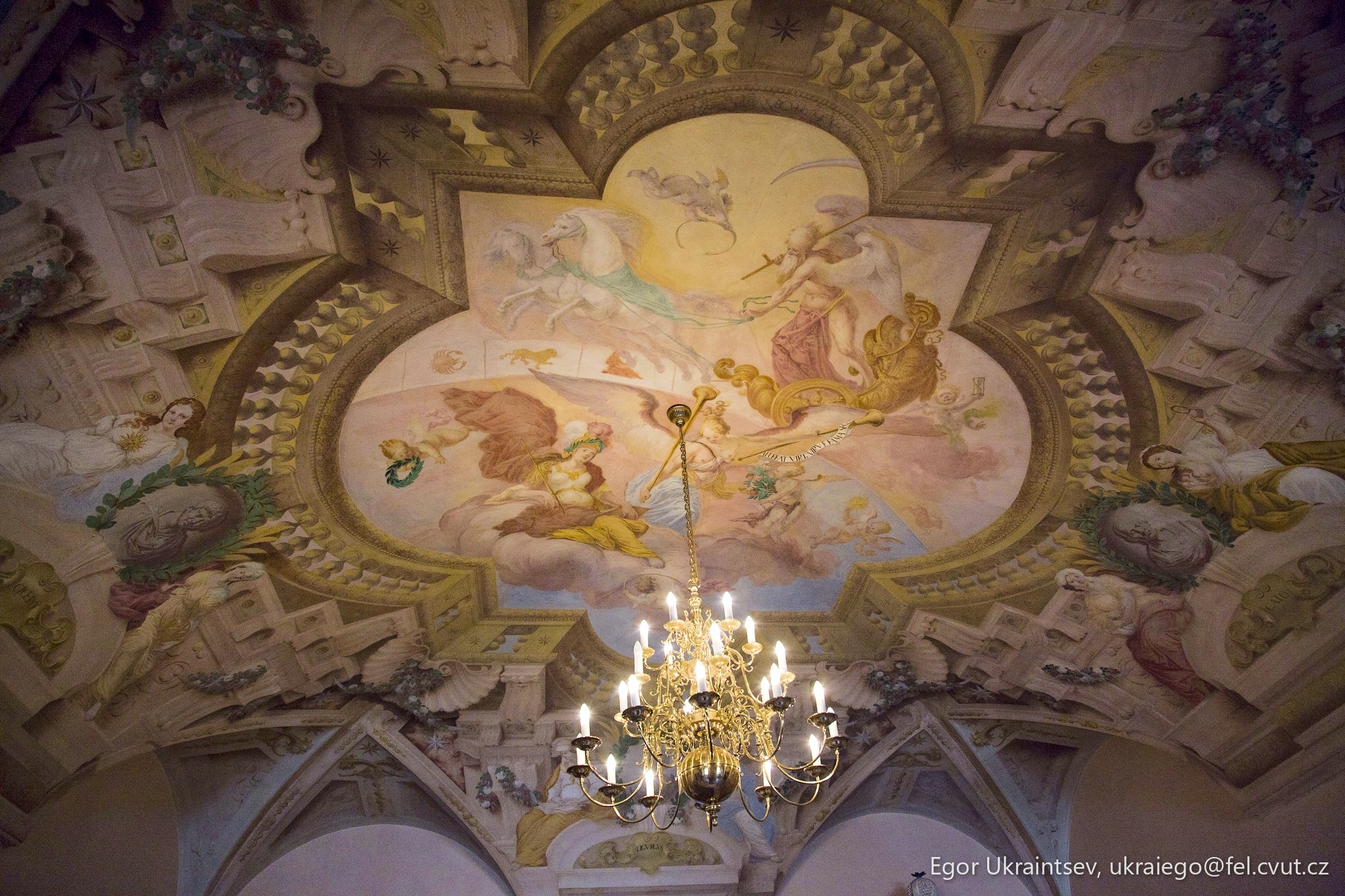 Chandel in the ceiling