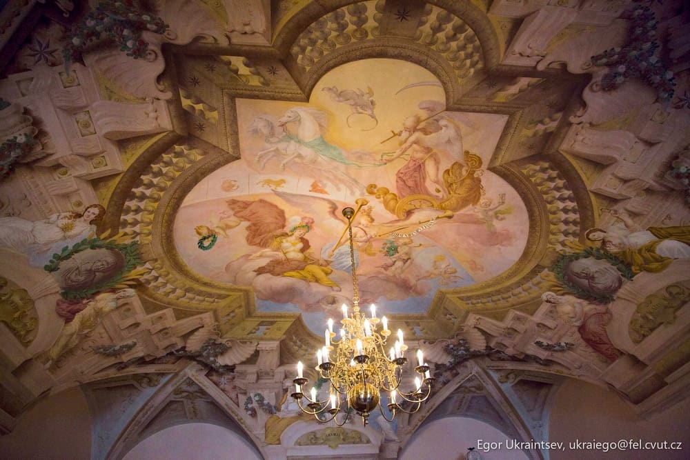 Chandel in the ceiling