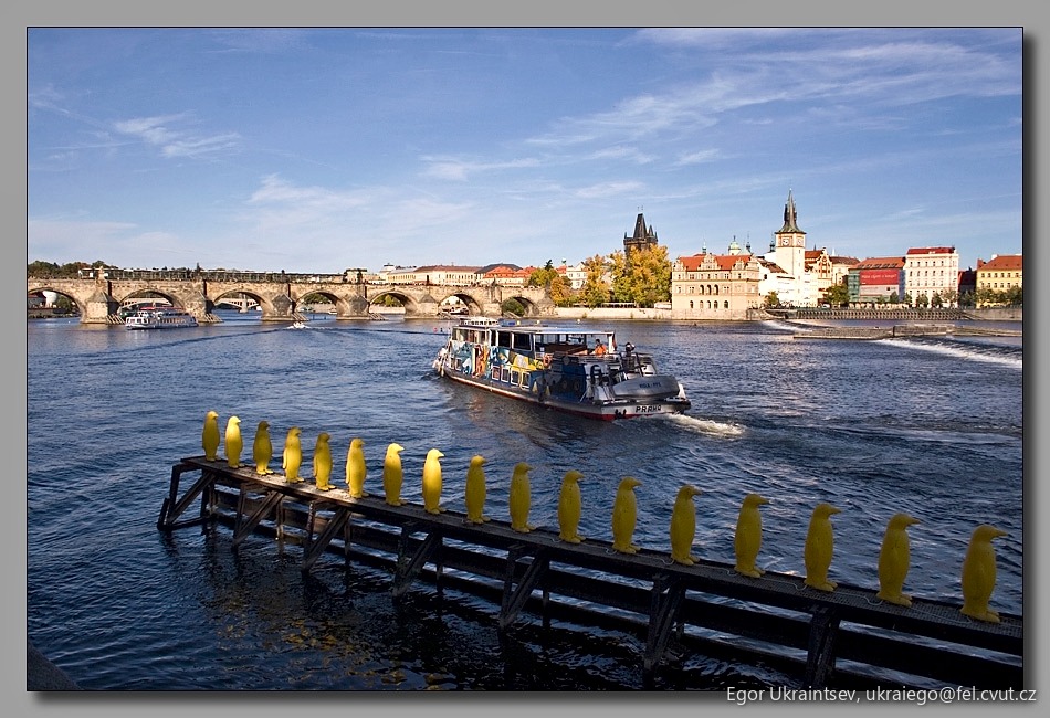 Boat on the vlta river