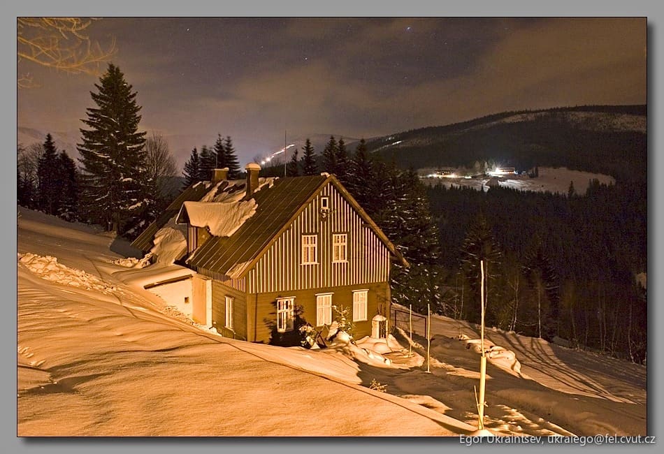 House in the snow