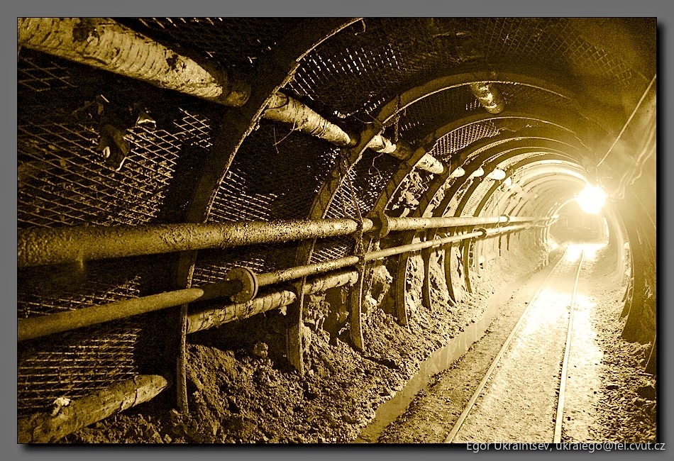 Tunnel at night