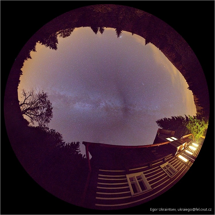 Night sky from the roof