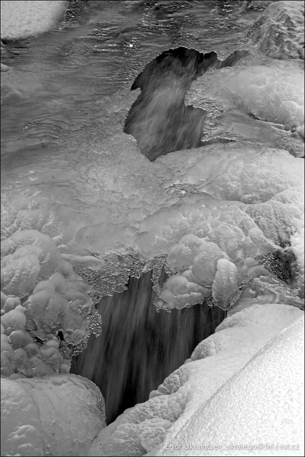 Stream in the winter