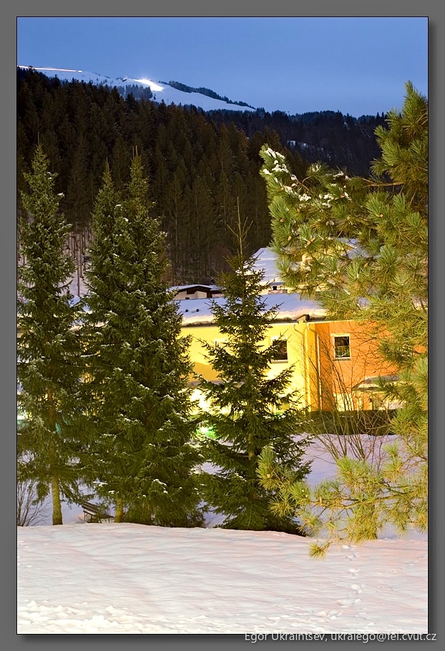 House in the snow