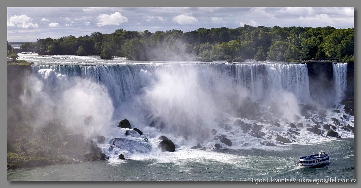 Niagara falls in niagara ontario