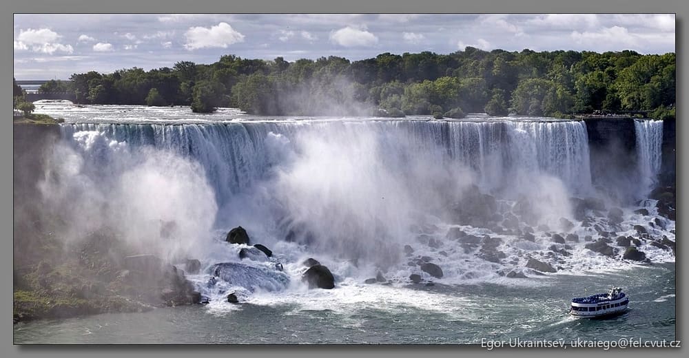 Niagara falls in niagara ontario