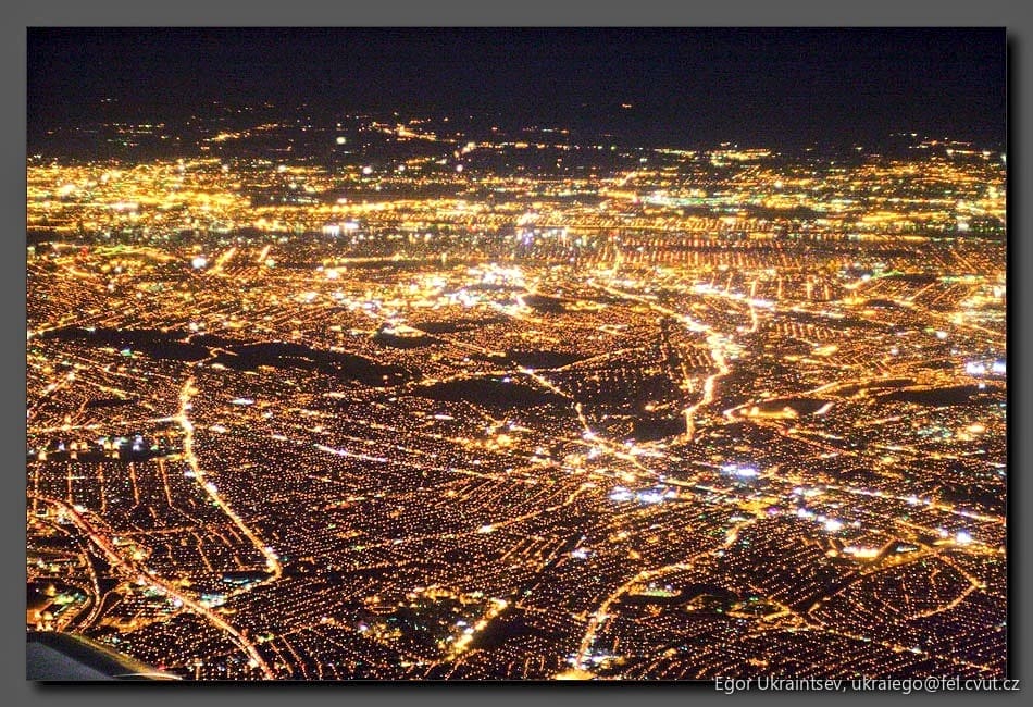 Chicago at night