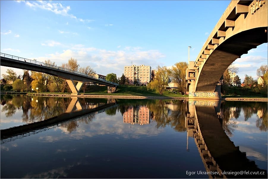 Bridge over a river