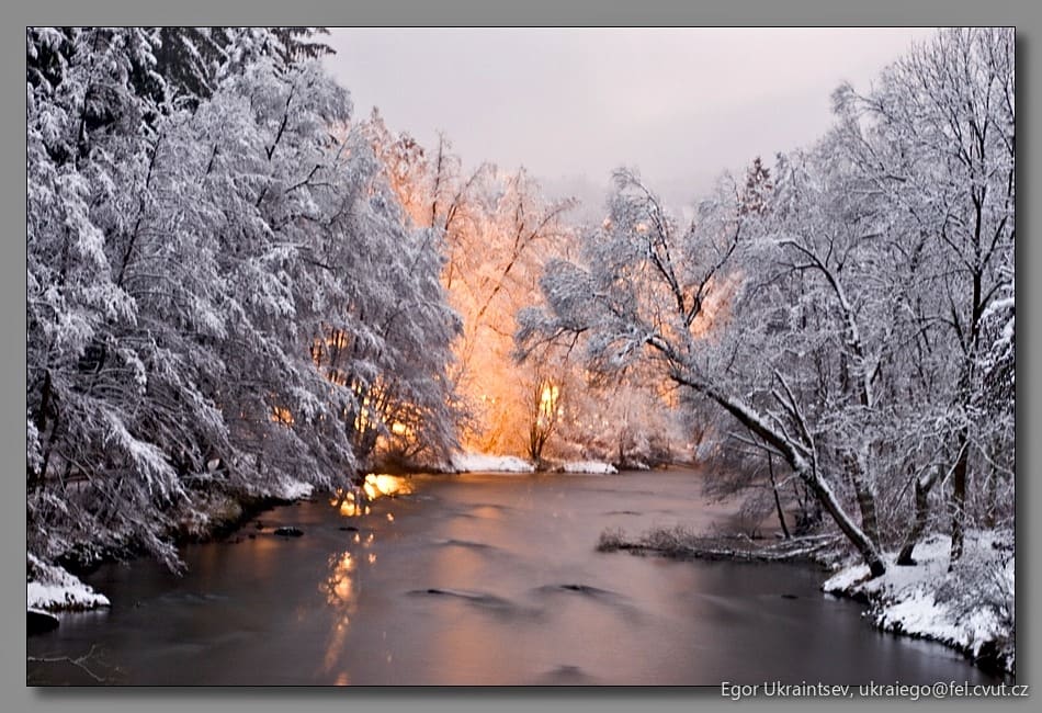 River in the winter
