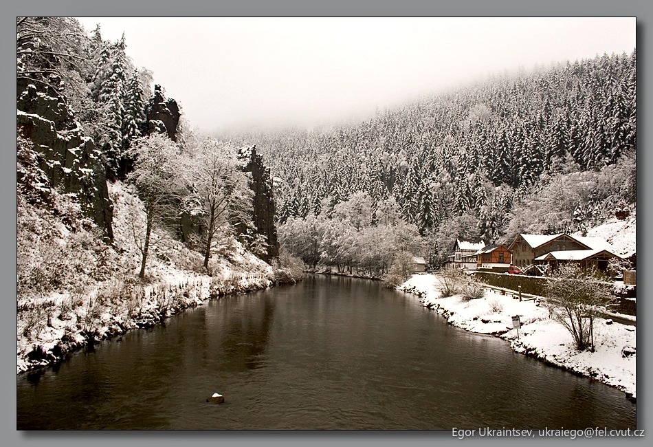 River in the winter