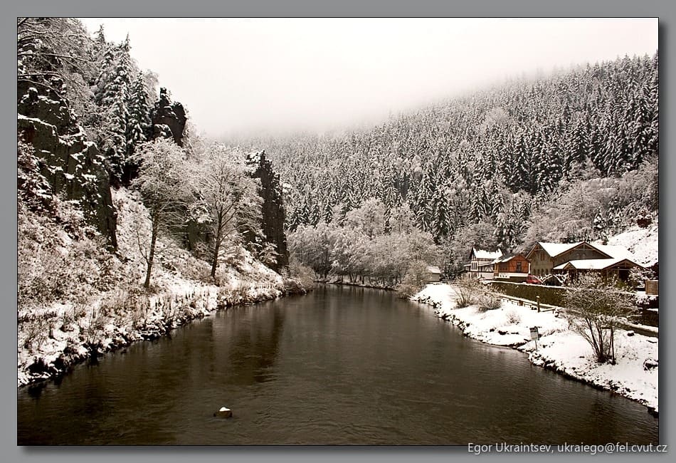 River in the winter