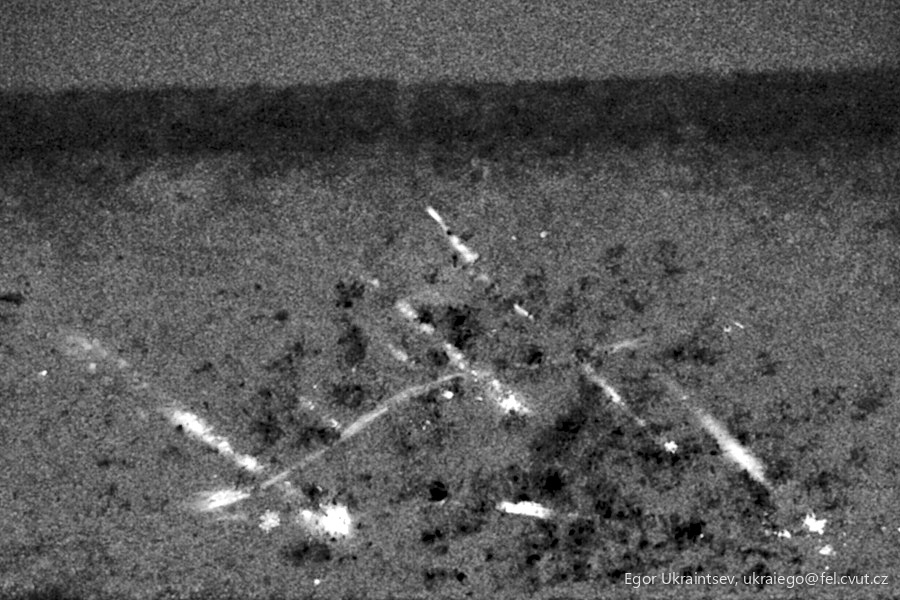 Object in the dark night