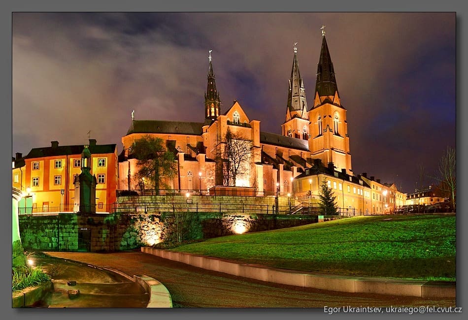 Church at night