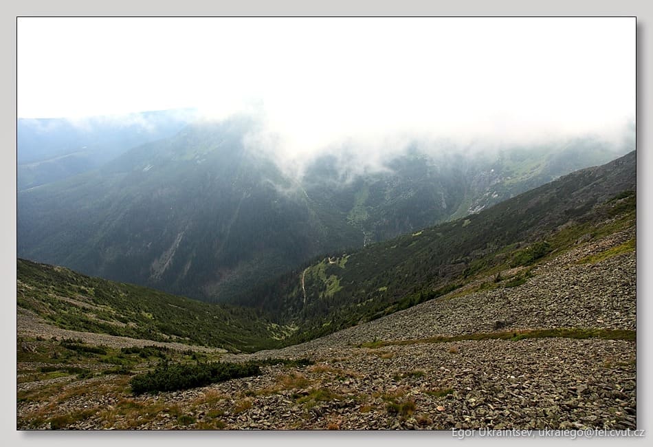 Valley in the mountains