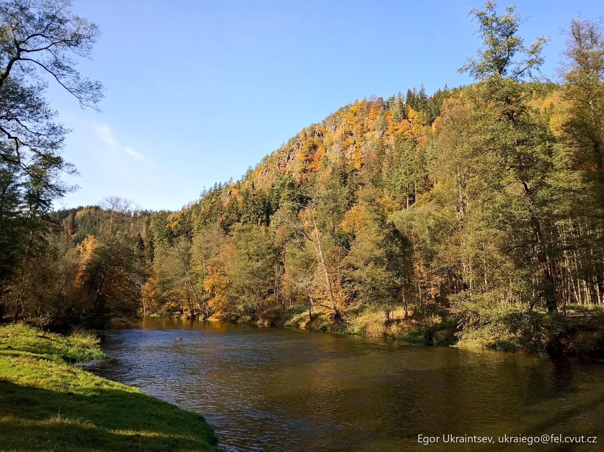 River in the fall
