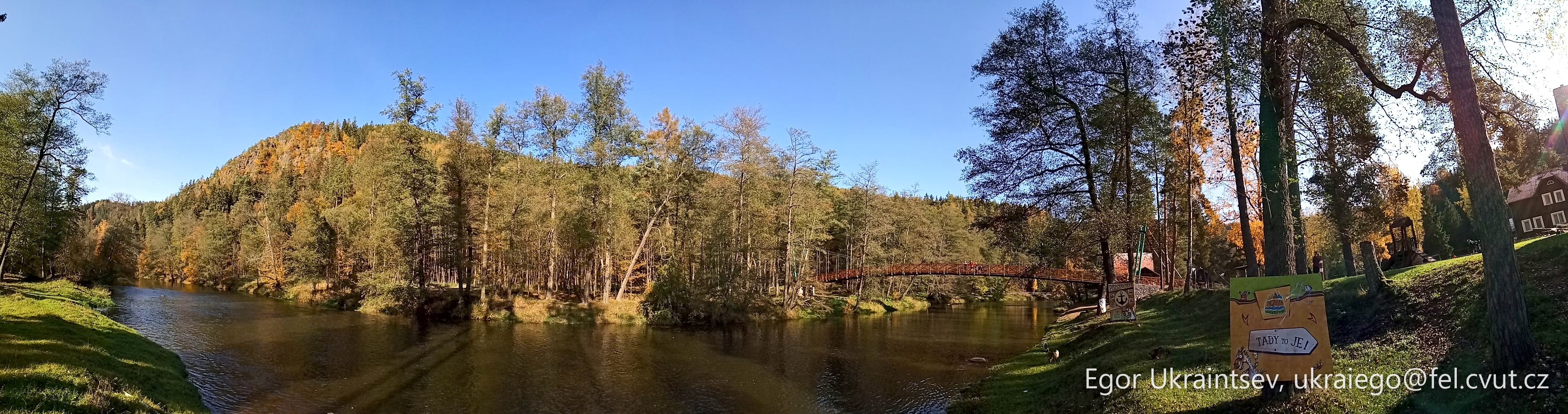 River in the woods