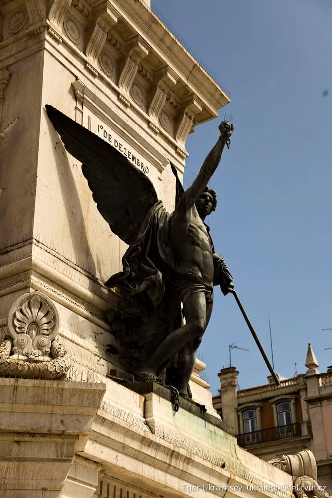 Statue of a winged angel