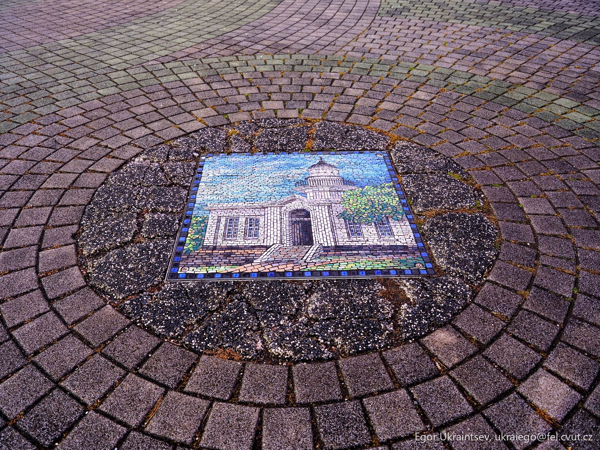 Mosaic on the pavement