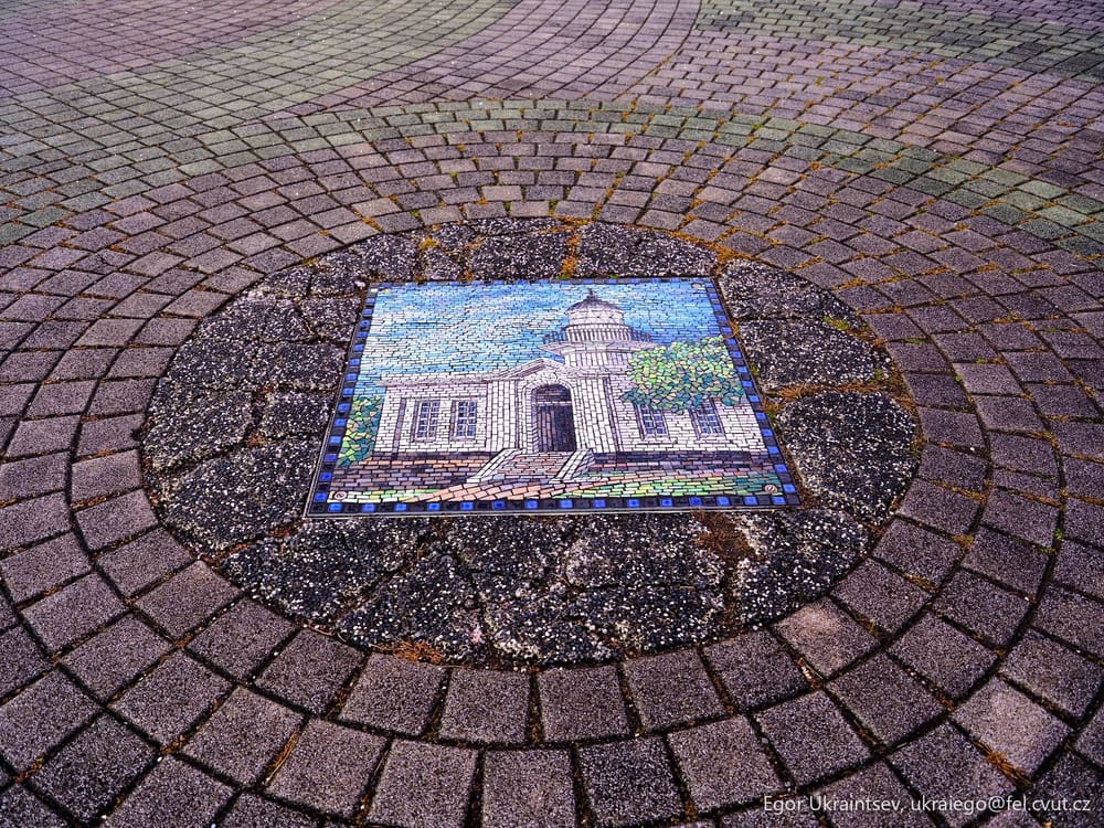 Mosaic on the pavement