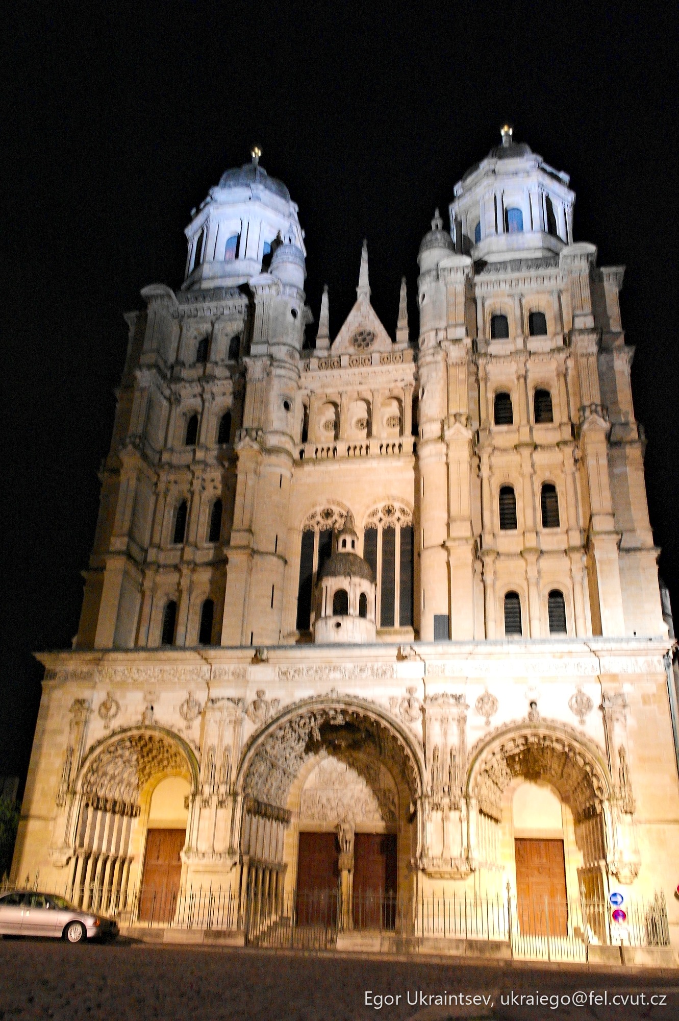 Cathedral at night