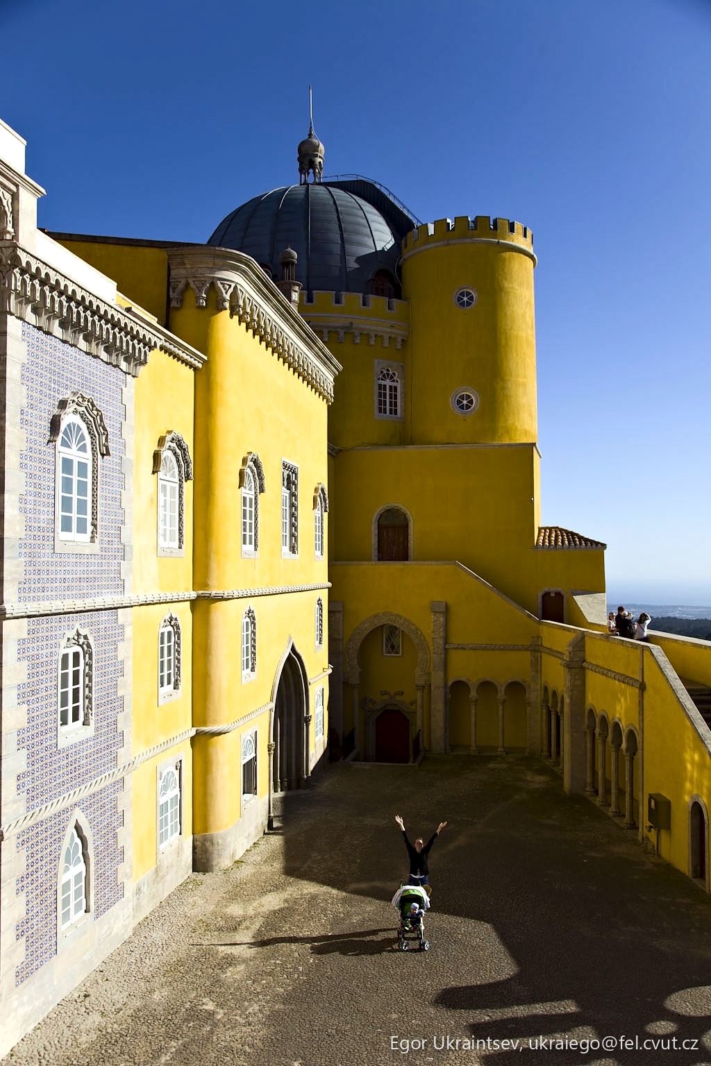 Yellow building