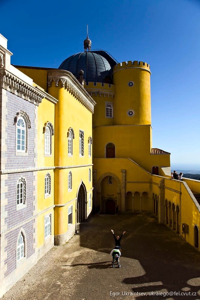 Yellow building