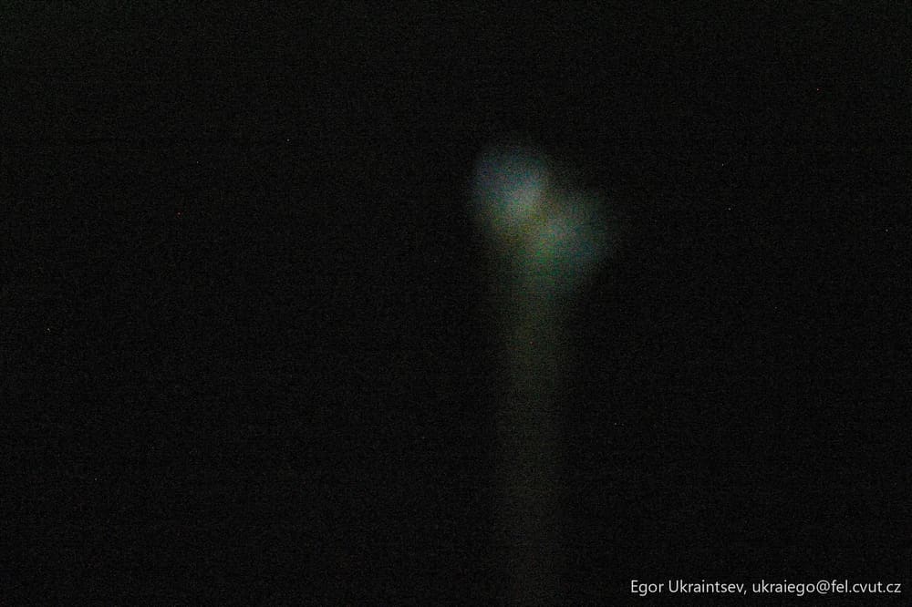 Street light in the dark