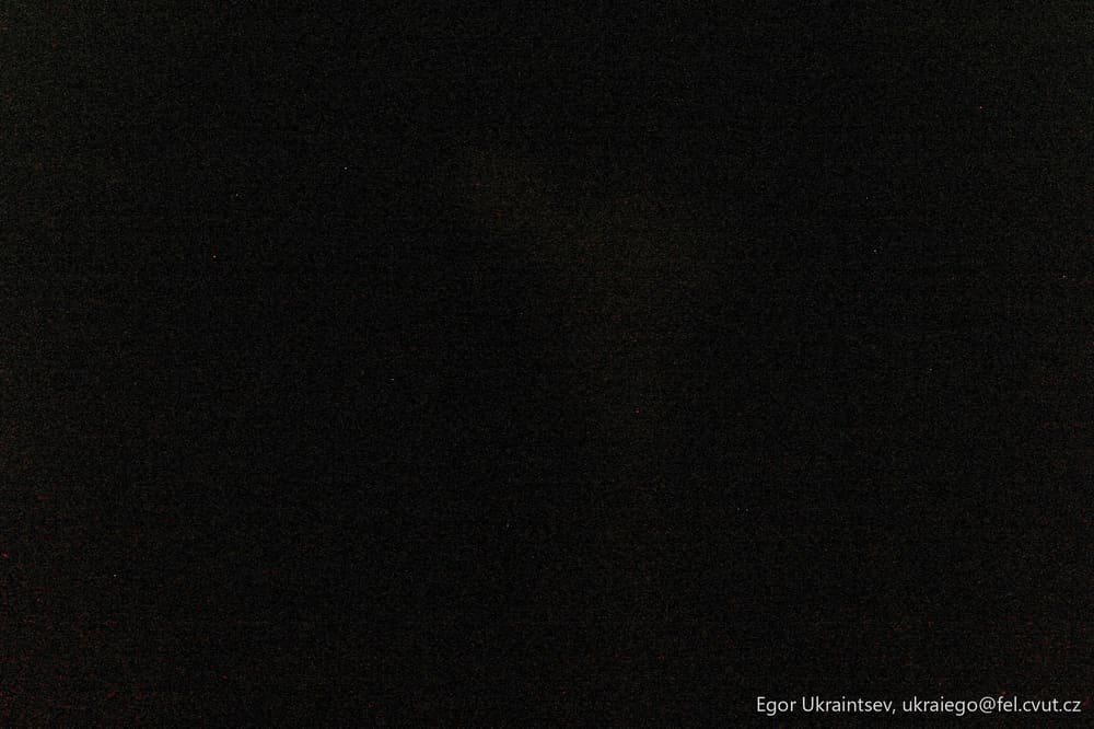 Black background with a white