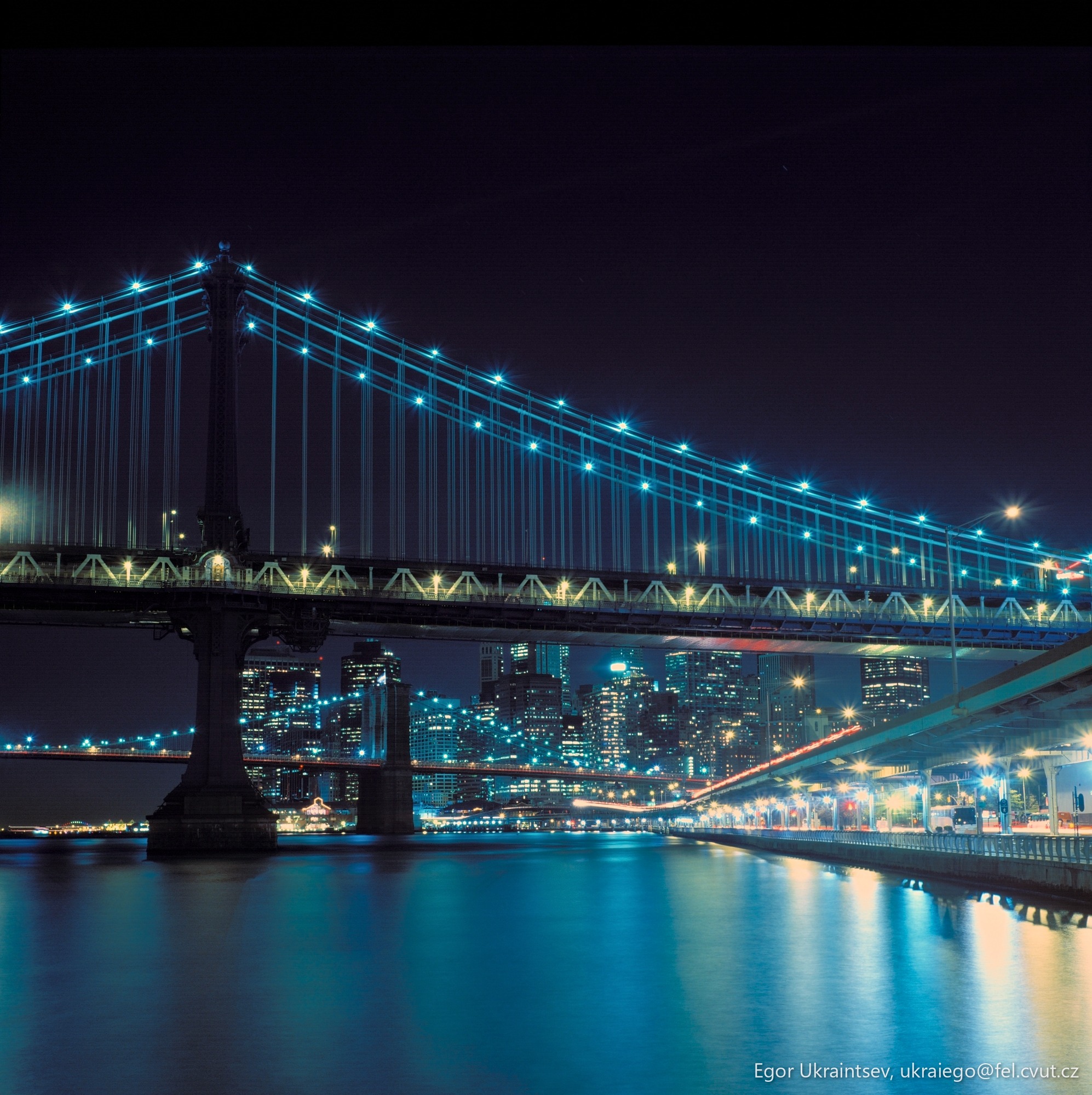 Bridge at night
