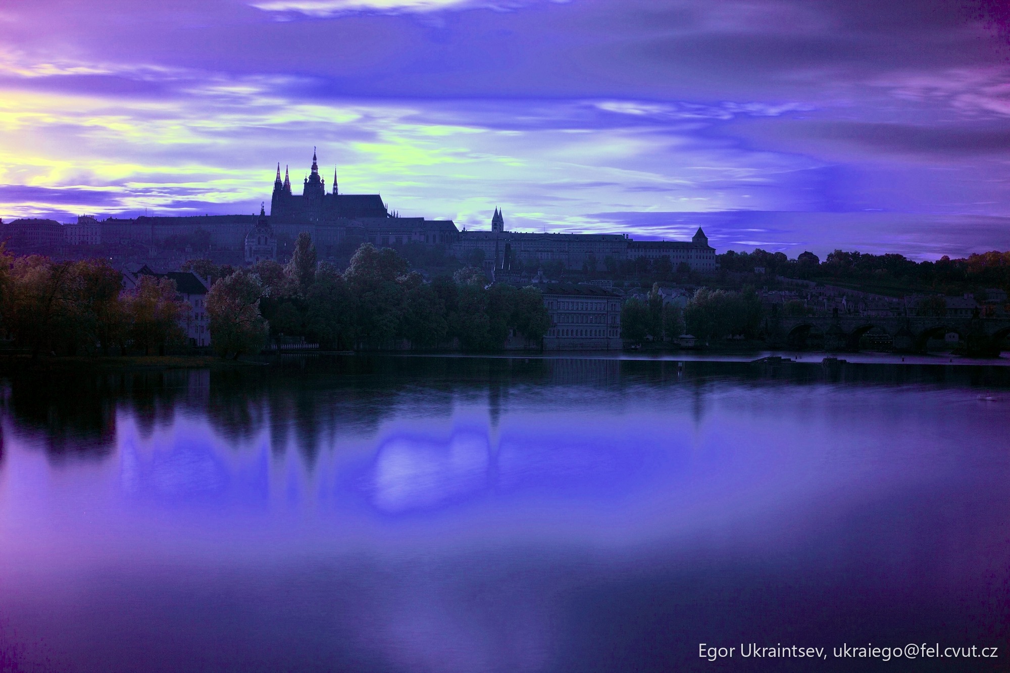 Castle in the middle of a lake