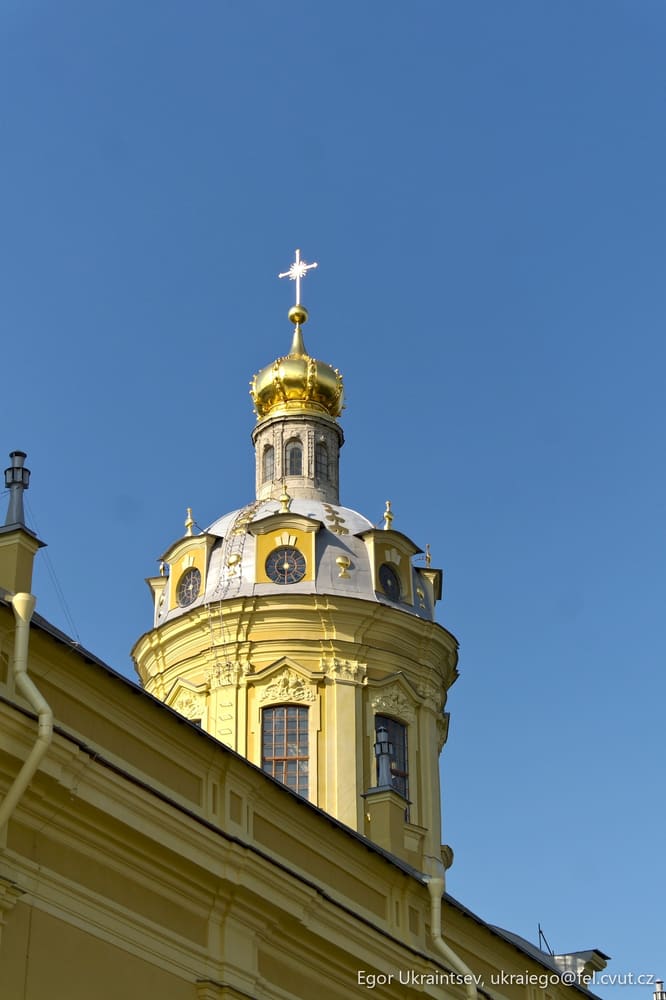 Church with a clear blue