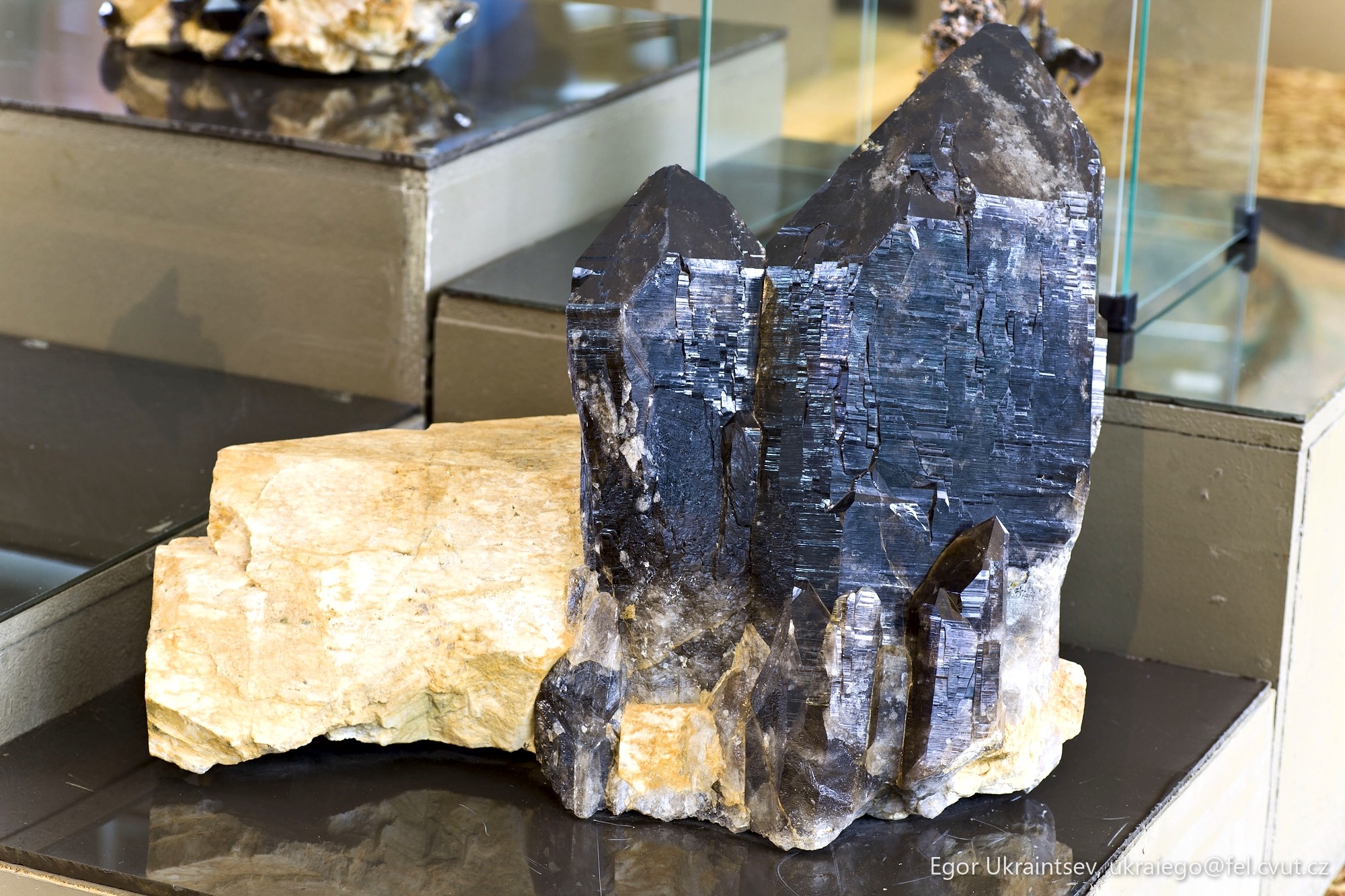 Minerals on display