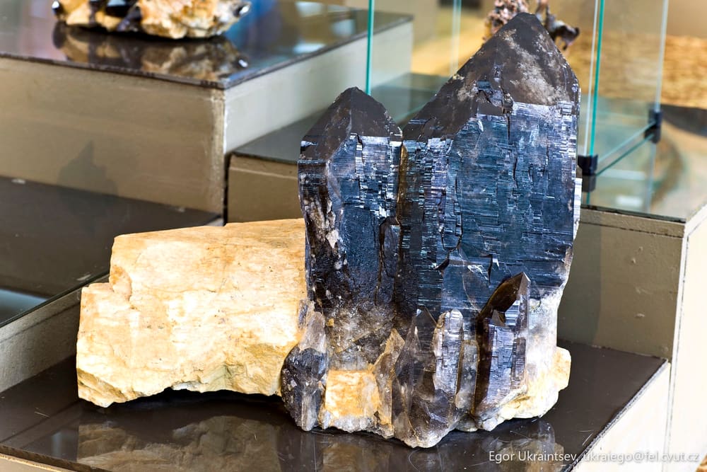 Minerals on display