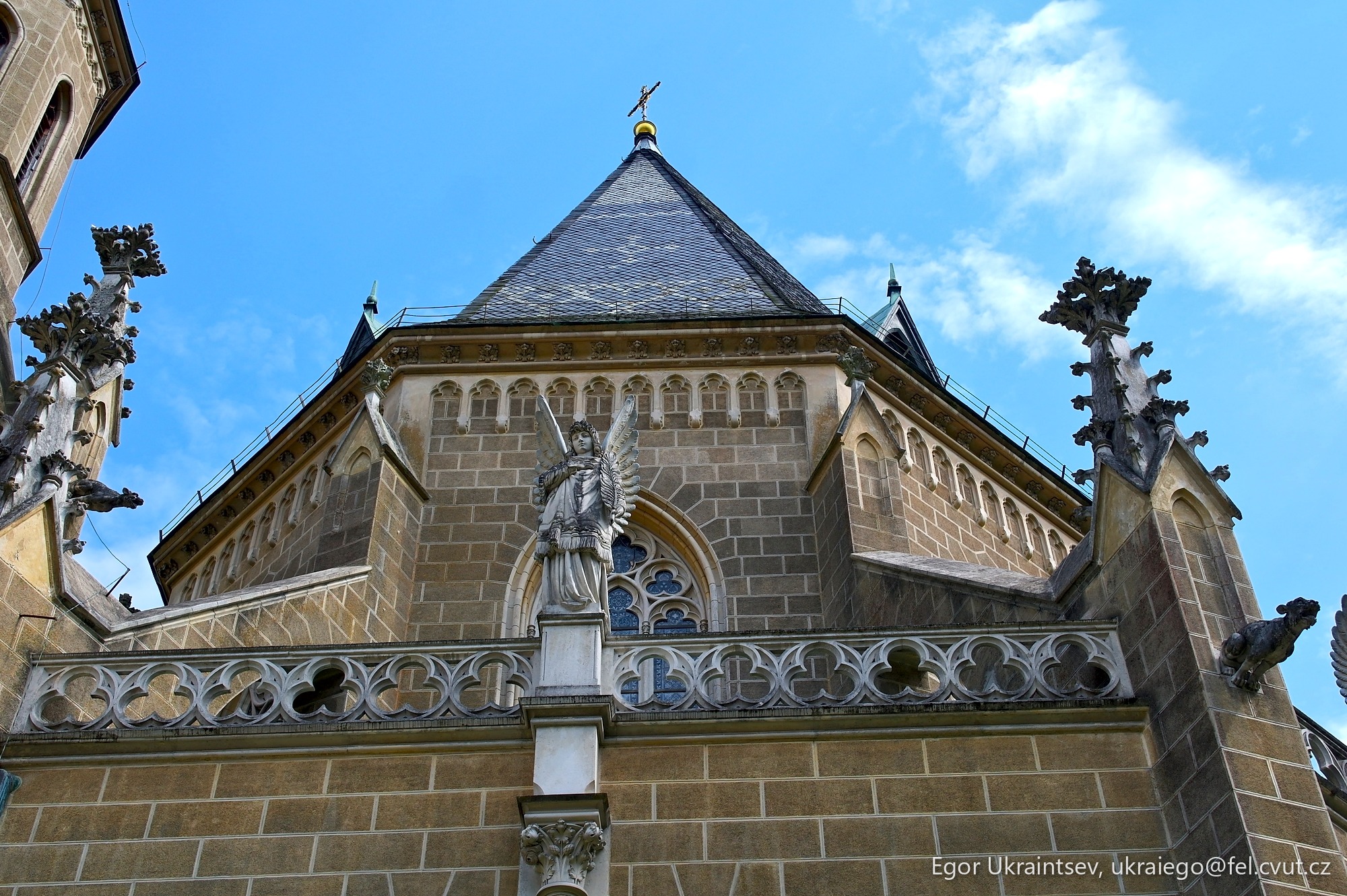 Building with a clock