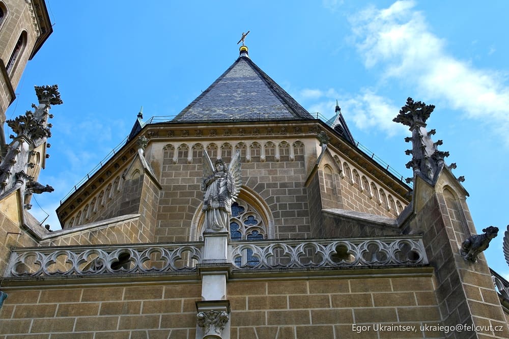 Building with a clock