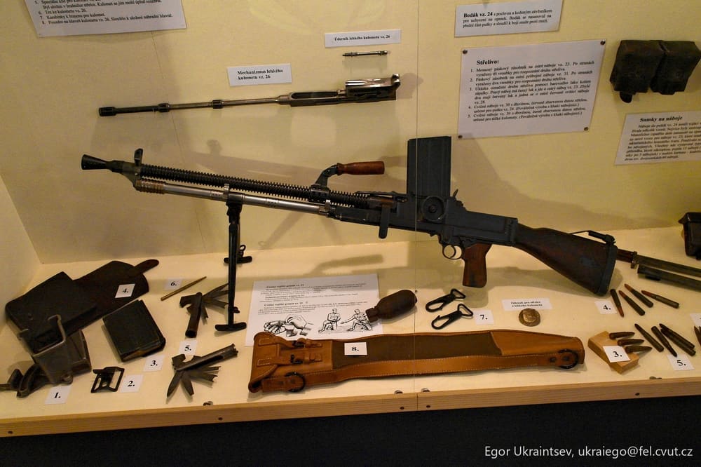 Gun on display