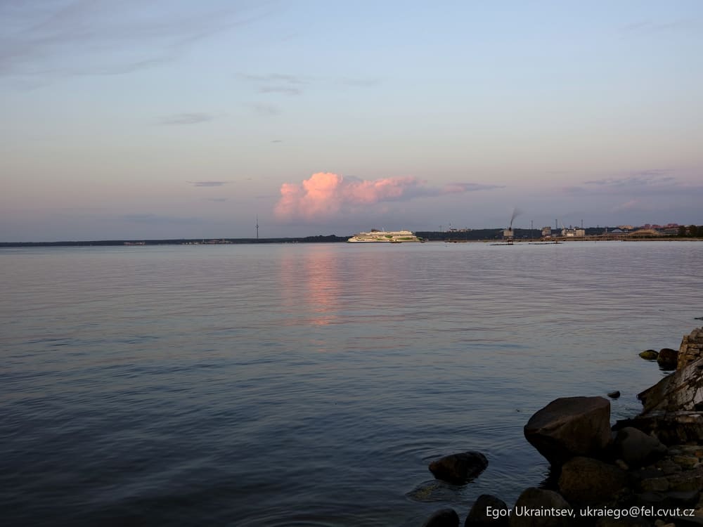 Pink cloud in the sky